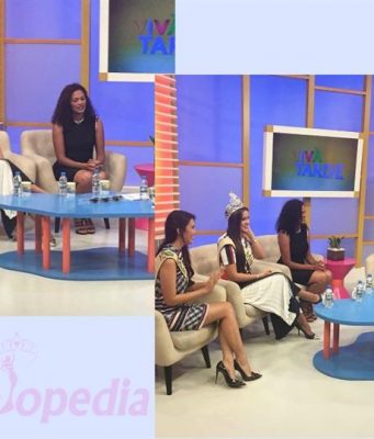 Katherine Espin and Angelia Ong on ZAP Viva TV station, Angola