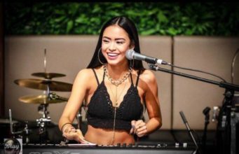 Miss Multiverse Australia finalist supporting act at IYAZ